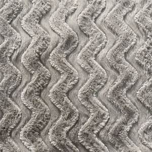 Tissu en fausse fourrure brossé