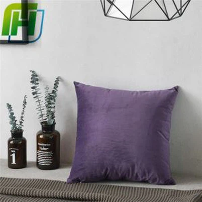 Coussin de velours déco